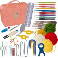 Zestaw Do Szydełkowania, Szydełka 0,6-6,0, Akcesoria Wszystko W Etui 58El Xxl, Również Do Nauki I Na Prezent Ruhhy!
