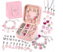 Zestaw do Tworzenia Bransoletek Charms Koraliki dla Dzieci DIY Jewelry Set OKAMI
