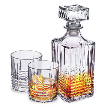 Zestaw do whisky, ALTOMDESIGN, Muscat, karafka 900 ml + 4 szklanki 330 ml - Altom Design