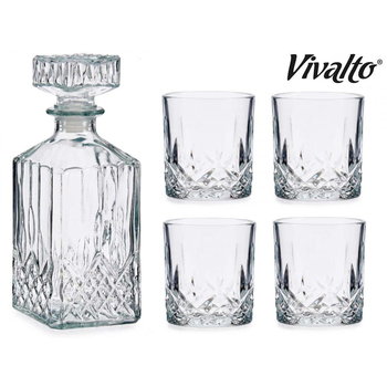 Zestaw Do Whisky Karafka I 4 Szklanki Vivalto - VIVALTO