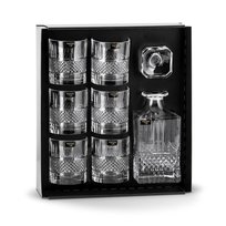 Zestaw Do Whisky Kryształowy Bohemia Elegante 1+6