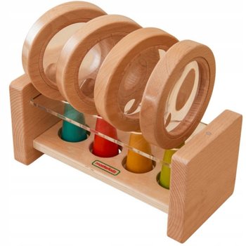 Zestaw Drewnianych Lup z Pojemnikiem - Masterkidz