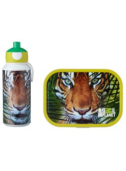 Zestaw Dziecięcy Bidon I Lunchbox Campus Mepal - Animal Planet Tiger - Mepal
