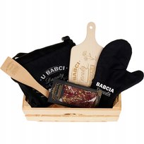 Zestaw Dzień Babci Fartuch Deska Rękawica Łyżka Y2