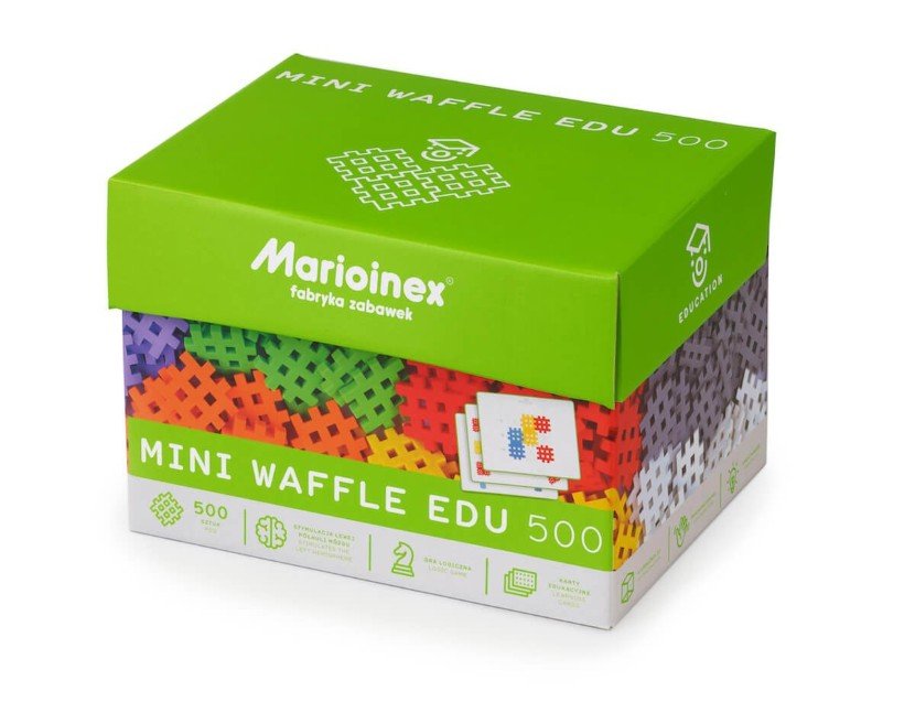 Zestaw edukacyjny - Klocki Mini Waffle EDU 500 el.