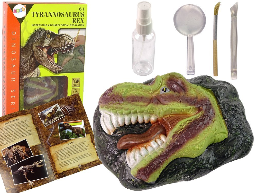 Zdjęcia - Gra planszowa LEAN Toys Zestaw Edukacyjny Wykopaliska Dinozaur Tyranozaur 