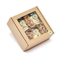 Zestaw ekologicznych świec sojowych o zapachu brownie, trufli orzechowej i grzanego wina