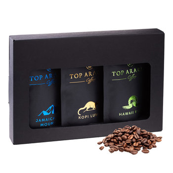 Zestaw ekskluzywnych kaw ziarnistych Top Arabica 3x50g - Tommy Cafe