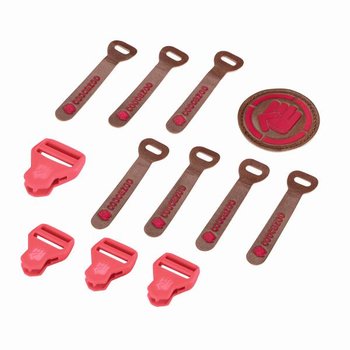 Zestaw elementów wymiennych do plecaków Leather, Hibiscus Melange - Coocazoo