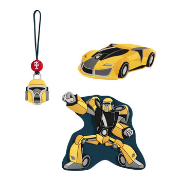 Zestaw elementów wymiennych Magic Mags, Power Robot - Step by Step