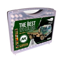 Zestaw Farb 3Gen Acrylics W Plastikowej Walizce, Kolory Afv, Ak Interactive, 120X17Ml Inna marka