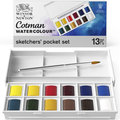 Zestaw farb akwarelowych, Winsor&Newton, 12 kolorów - Winsor & Newton