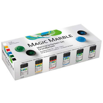 Zestaw farb marmurkowych Magic Marble Basic 6x20 ml - Kreul