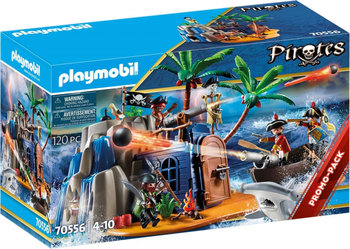 Zestaw figurek Pirates 70556 Wyspa piratów z kryjówką skarbów - Playmobil