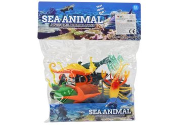 Zestaw Figurek Zwierzęta Morskie Podwodne 12 Sztuk - Lean Toys