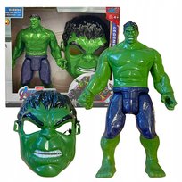 Zestaw Figurka HULK Zabawka Kolekcjonerska Marvel + Maska HULKA
