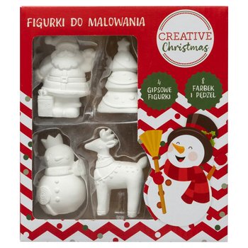 Zestaw Figurki Do Malowania, Creative Christmas, 4 Gipsowe Figurki - Empik