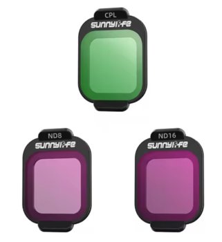 Zestaw Filtrów do DJI FLIP Polaryzacyjny CPL + Szary Naturalny Density ND8 ND16 - SunnyLife