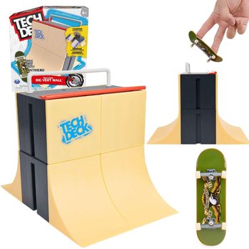 Zestaw fingerboard rampa Big Vert Wall + kolorowa deskorolka Tech Deck Spin Master - Spin Master