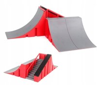 ZESTAW FINGERBOARD RAMPA ZABAWKA DLA DZIECI SKATEPARK + DESKOROLKA