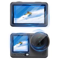 ZESTAW FOLIA OCHRONNA ZE SZKŁA HARTOWANEGO 9H DO KAMERY DJI OSMO ACTION 6