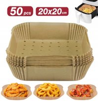 ZESTAW FOREMEK PAPIEROWYCH WKŁAD DO FRYTKOWNICY AIR FRYER BEZTŁUSZCZOWEJ Kalorik