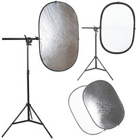 Zestaw fotograficzny blenda owal uchwyt statyw