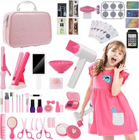 Zestaw Fryzjerski Dla Dzieci Fryzjer Suszarka Grzebienie Prostownia Lokówka