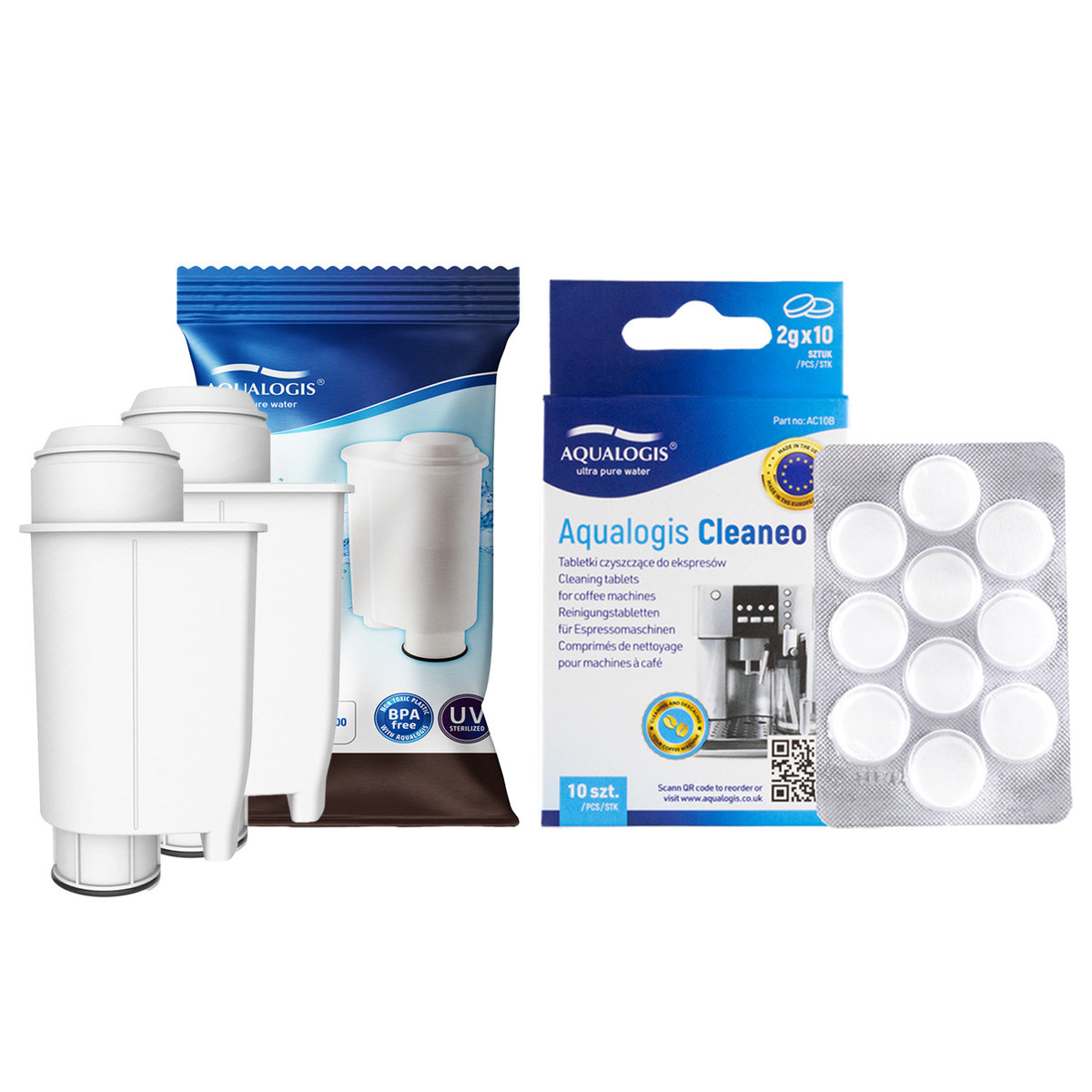 Filtre à Eau Aqualogis AL-S002 Pour Machines DeLonghi - 3 Pièces De - Foto 13