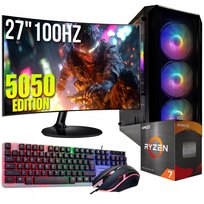 Zestaw Gamer Master Ryzen 7 32GB SSD M.2 1TB RTX 5050 8GB +Monitor 27