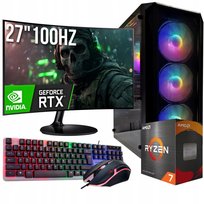 Zestaw Gamer Master Ryzen 7 32GB SSD M.2 1TB RTX 5060 8GB