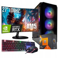Zestaw Gamingowy Omegacore R7 7800x3d/32gb/rtx5060/1tb M.2 Ssd/w11/27