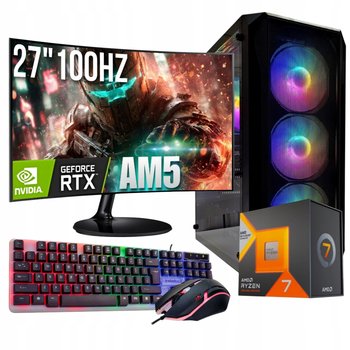 Zestaw Gamingowy Zeusstrike R7 7800x3d/32gb/rtx5050/1tb Ssd/w11/27"100hz - Adronix