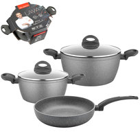Zestaw garnków i patelni Lava Stone by M. Gessler