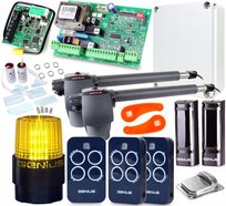 Zestaw Genius G-Bat 300 do 6m bram dwuskrzydłowych (lampa + stopka + 3 pilo Genius