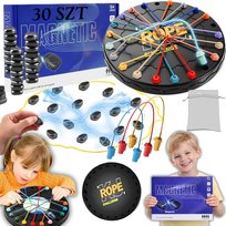 Zestaw gier planszowych Rope & Magnetic rodzinne wyzwania dla dzieci