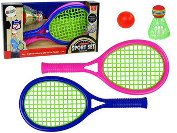 Zestaw Gier Sportowych Rakiet Tenis Lotka Piłka - Lean Toys
