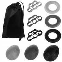 Zestaw Gum do REHABILITACJI Ćwiczeń Ręki Palców Nadgarstka 9el TRENER DŁONI