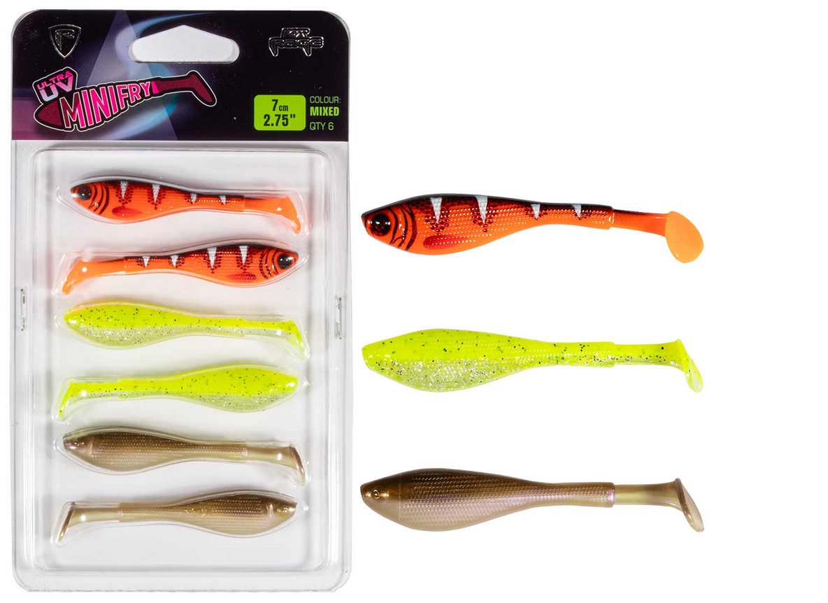 Zestaw gum na okonia Fox Rage Mini Fry 7cm 6szt - Fox Rage | Sport ...
