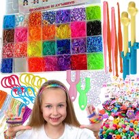 Zestaw Gumek Do Robienia Bransoletek Kreatywny Mocne Xxxl Kolor Gumki 10000