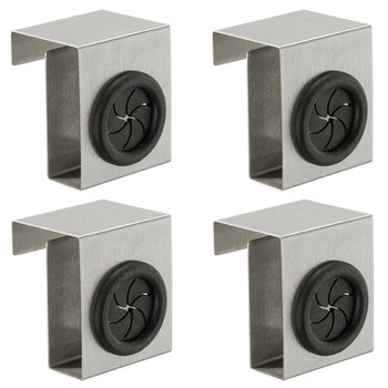 Zestaw haczyków kuchennych z funkcją push, 4 sztuki - WENKO