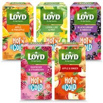Zestaw Herbat Hot N Cold Loyd Mix Smaków Na Ciepło Na Zimno 5szt x30g