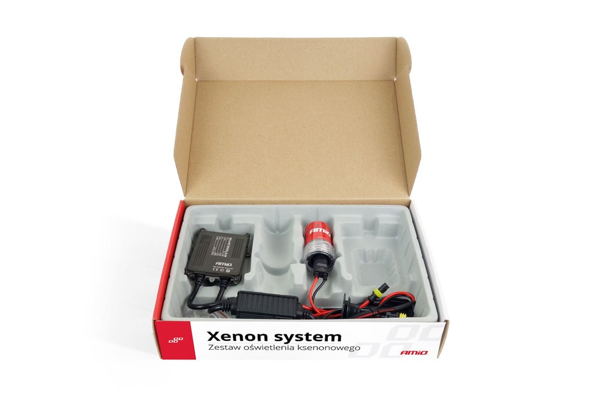 Zestaw hid motocykl skuter S1068 H7 4300K AMIO-01865 - Amio ...