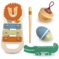 Zestaw Instrumentów Dla Dzieci Motyw Afryki Nowoczesny Kolorowy Design