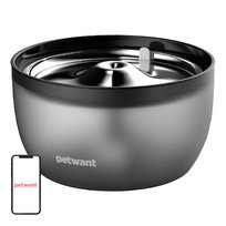 Zestaw inteligetny dozownik karmy z kamera oraz fontanna / poidło FW2-C