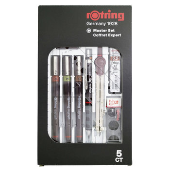 Zestaw Isografów Rotring Master Set 0.1 / 0.3 / 0.5 - S0699420 - Inna marka