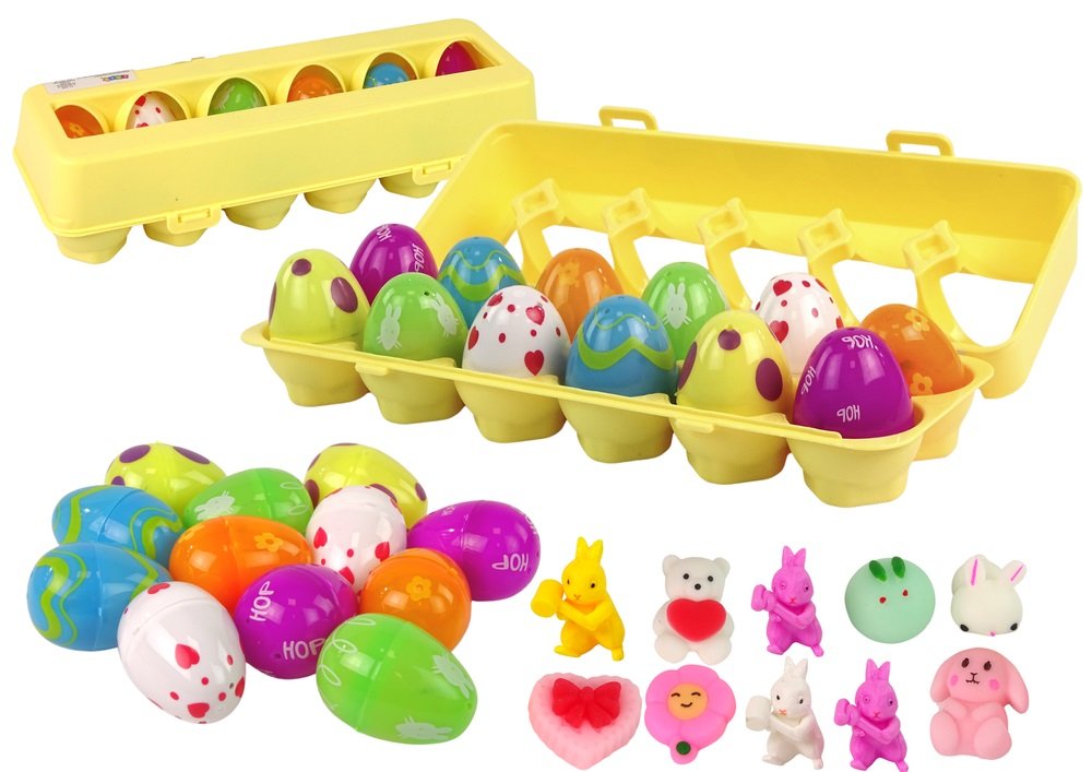 Zdjęcia - Figurka / zabawka transformująca LEAN Toys Zestaw Jajka Wielkanocne dla dzieci Fidget Toys 12 szt. 