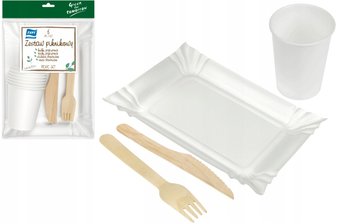 Zestaw jednorazowy Ravi 6 elementów - ravi