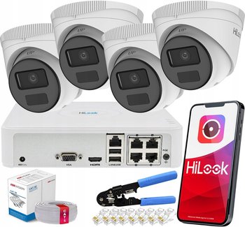 Zestaw Kamer Do Monitoringu 4X Ipc-T241H-C Zewnętrzne Hilook By Hikvision - HiLook