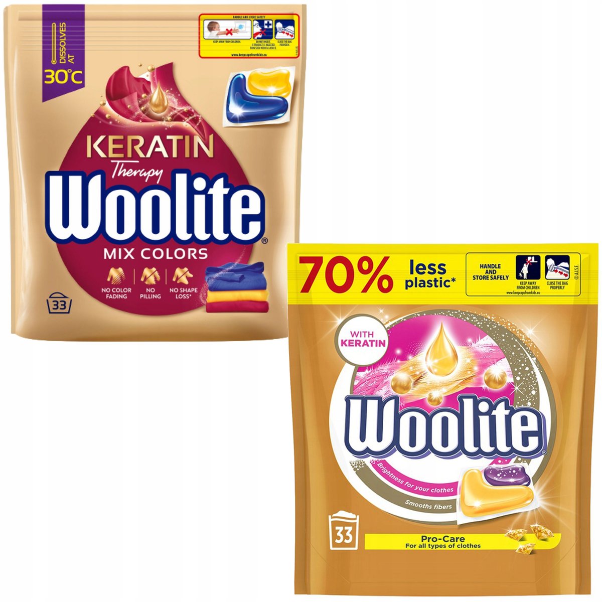 Zestaw Kapsułki Woolite MIX 66 sztuki Reckitt Benckiser Sklep